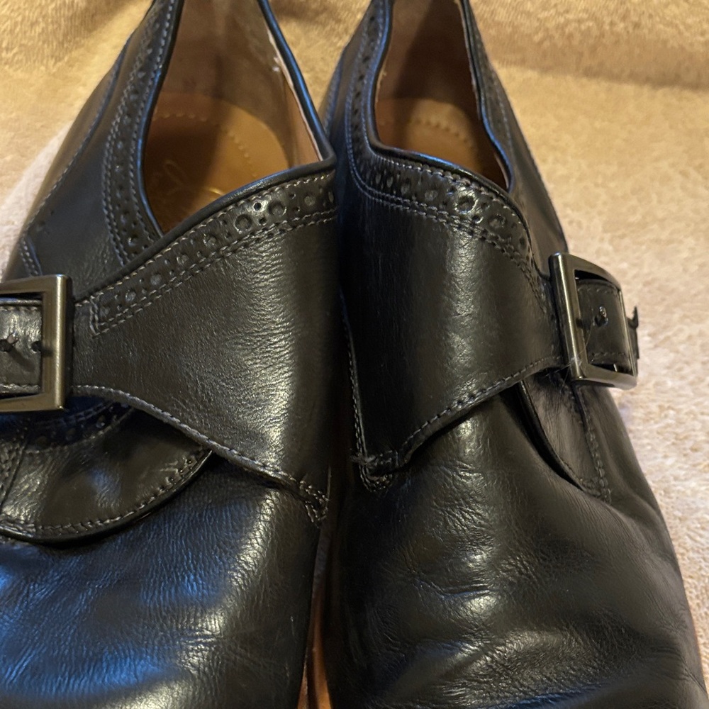 Johnston & Murphy Richland Men's Black Leather Shoes - size 11.5 - Picture 10 of 13